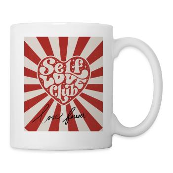 Selbstliebe-Club - Tasse - Weiß - Rechts