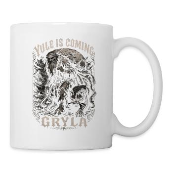 Isländische Weihnachtsfolklore Grýla - Tasse - Weiß - Rechts