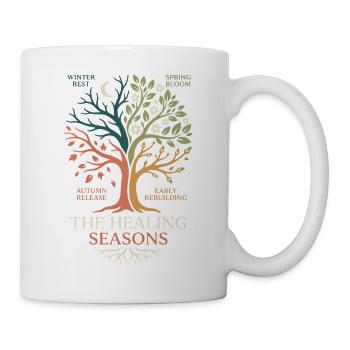 Das Baumdesign der Healing Seasons - Tasse - Weiß - Rechts