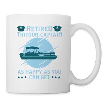 Tritoon-liebhaber, Pension,bootskapitän-liebhaber - Tasse - Weiß - Rechts