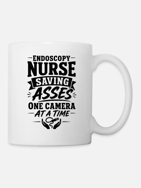 Endoskopie Pflege - Tasse - Weiß