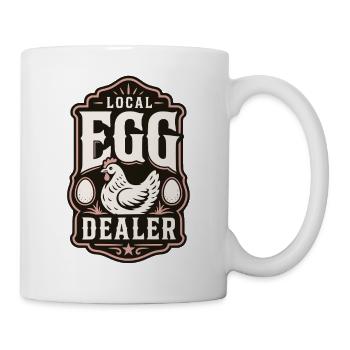 Local Egg Dealer - Tasse - Weiß - Rechts