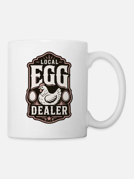 Local Egg Dealer - Tasse - Weiß