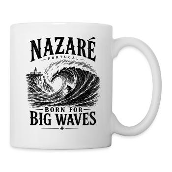 Nazaré Portugal - Tasse - Weiß - Rechts