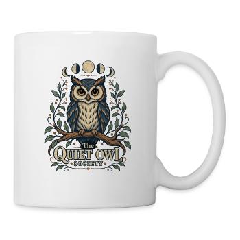 The Quiet Owl Society - Tasse - Weiß - Rechts