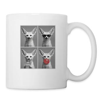 Wüstenfuchs Fennek - Tasse - Weiß - Rechts