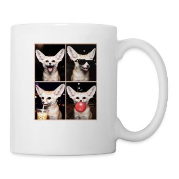 Wüstenfuchs Fennek - Tasse - Weiß - Rechts