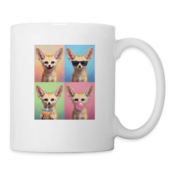 Wüstenfuchs Fennek - Tasse - Weiß - Rechts