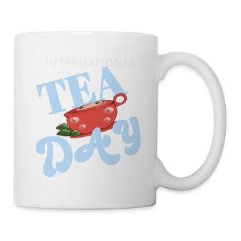 Internationaler Tag des Tees  - Tasse - Weiß - Rechts