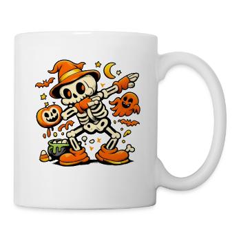 Dabbing Halloween Kostüm - Tasse - Weiß - Rechts