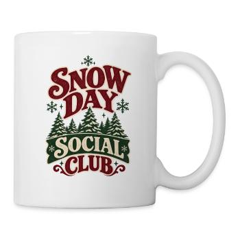 Snow Day Sozialclub - Tasse - Weiß - Rechts