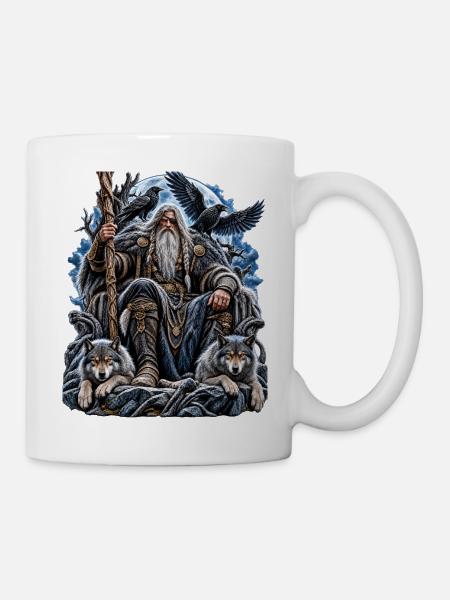 Odin – Allvater der nordischen Mythologie - Tasse - Weiß