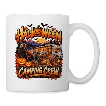 Halloween Camping Crew Motiv - Tasse - Weiß - Rechts