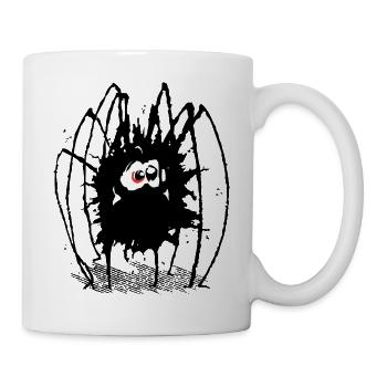 Spinne "Igitte" - Tasse - Weiß - Rechts