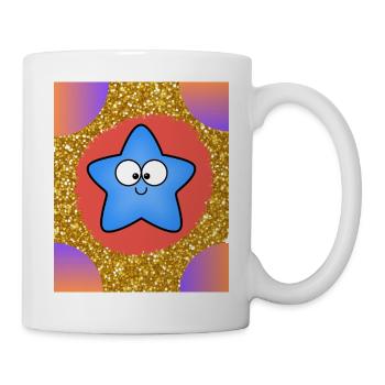 Star_-4500_x_5400_px- - Tasse - Weiß - Rechts
