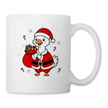 Süße Kawaii Santa Goose Weihnachtsgeschenktüte - Tasse - Weiß - Rechts