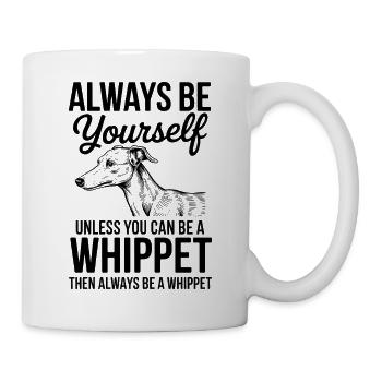 Whippet Spruch Hunde Lustiges Whippet Geschenk - Tasse - Weiß - Rechts