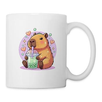 Kawaii Boba-Haustier mit Herz - Tasse - Weiß - Rechts
