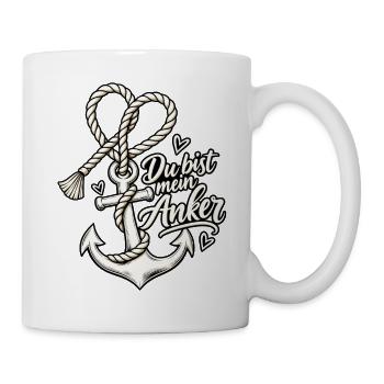 Valentinstag Du bist mein Anker Paare Beziehung  - Tasse - Weiß - Rechts
