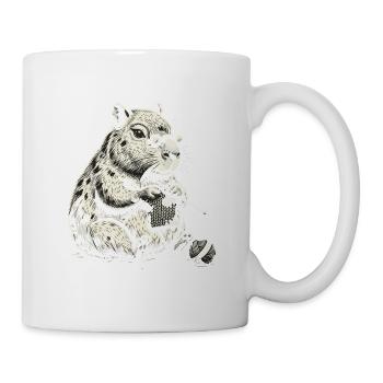 Capybara aus Vintage-Garn - Tasse - Weiß - Rechts