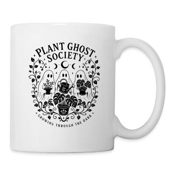 Plant Ghost Society - Tasse - Weiß - Rechts