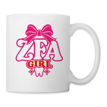 ZFA Girl – Zahnmedizinische Fachangestellte - Tasse - Weiß - Rechts