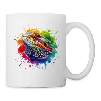 Bartagame Motiv - Tasse - Weiß - Rechts