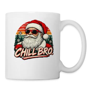  Cooler Santa Claus Sonnenbrille Chill Bro - Tasse - Weiß - Rechts