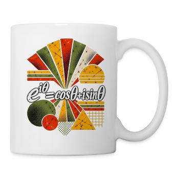 Eulers Formel – Mathematische Wissenschaftsgleichung - Tasse - Weiß - Rechts
