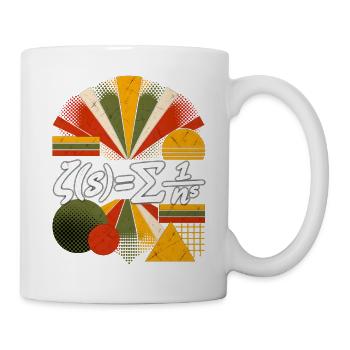 Riemannsche Zeta-Funktion – Mathematische Gleichung Scienc-a - Tasse - Weiß - Rechts