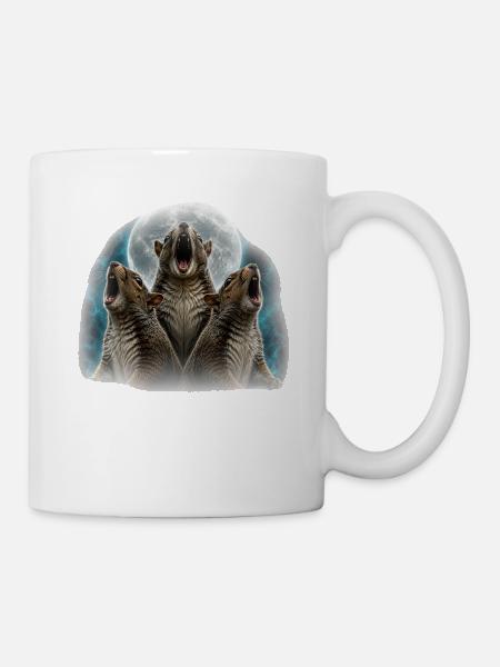Heulende Eichhörnchen - Tasse - Weiß