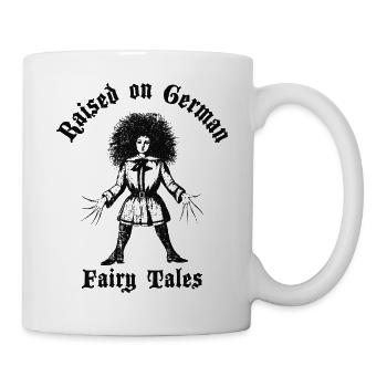 Raised on German Fairy Tales Struwwelpeter - Tasse - Weiß - Rechts