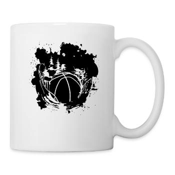 Basketball - Tasse - Weiß - Rechts