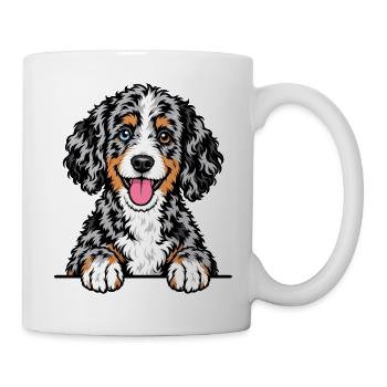 Aussiedoodle - Tasse - Weiß - Rechts