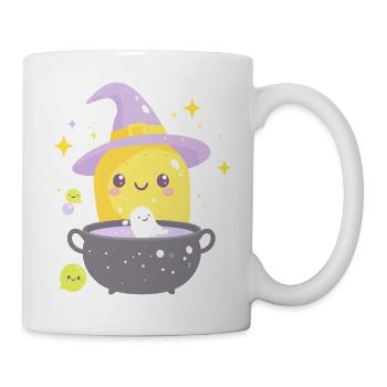 Zitrone am Zauberkessel - Tasse - Weiß - Rechts
