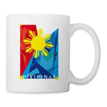 Philippinen Sonnenflagge Filipino Pride - Tasse - Weiß - Rechts