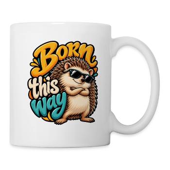 Igel - Tasse - Weiß - Rechts
