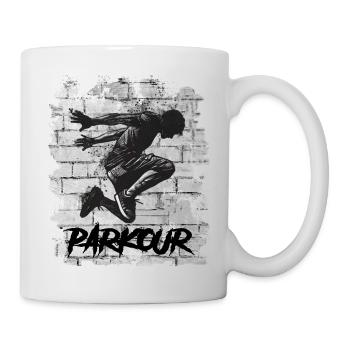 Parkour - Tasse - Weiß - Rechts