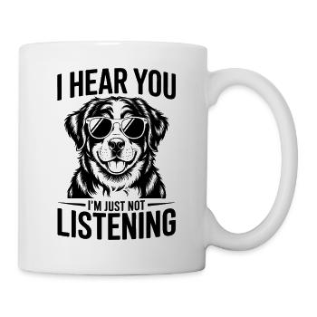Berner Sennenhund Witz Berner Sennenhund Geschenk  - Tasse - Weiß - Rechts