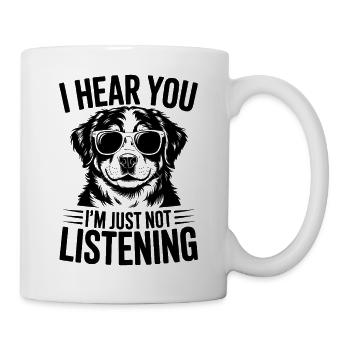 Berner Sennenhund Witz Berner Sennenhund Geschenk  - Tasse - Weiß - Rechts