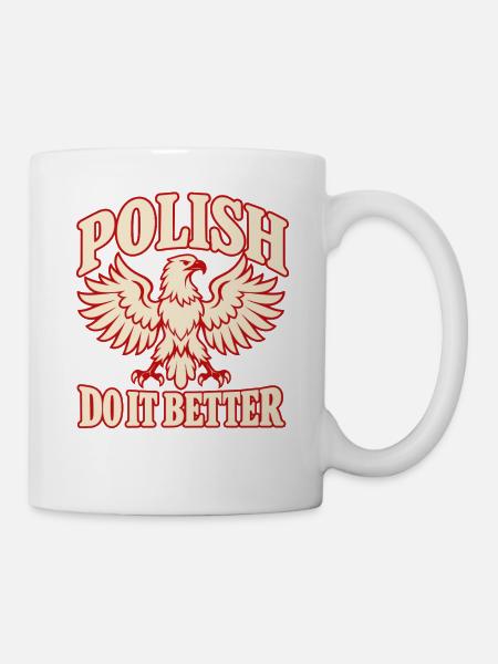Polnischer Adler und Nationalstolz - Tasse - Weiß