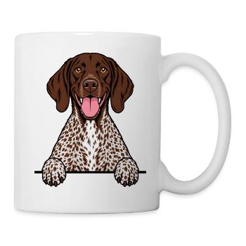 Deutsch Kurzhaar - Tasse - Weiß - Rechts