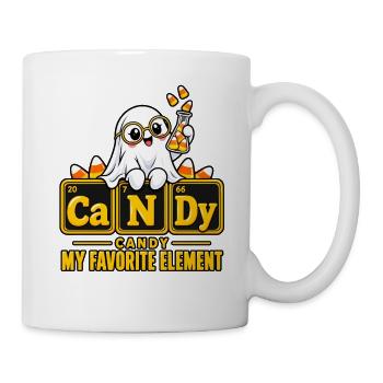 Geister Candy Elemente Design - Tasse - Weiß - Rechts
