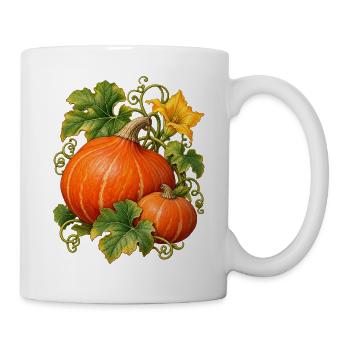 Hokkaido Kürbisernte - Tasse - Weiß - Rechts