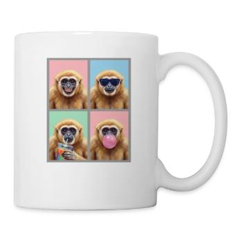 Gibbons Gibbon - Tasse - Weiß - Rechts