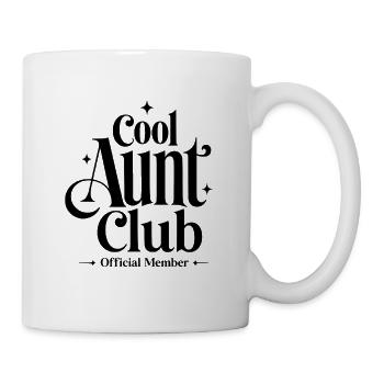 Cool Aunt Club - Tasse - Weiß - Rechts