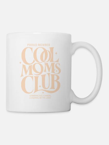 Cool Moms Club - Tasse - Weiß