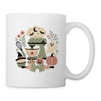 Halloween Backen - Tasse - Weiß - Rechts