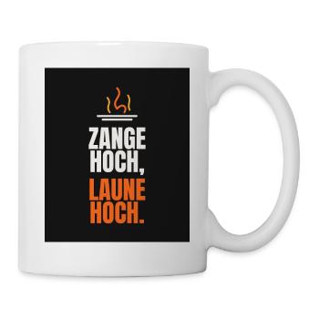 Grillen - Tasse - Weiß - Rechts