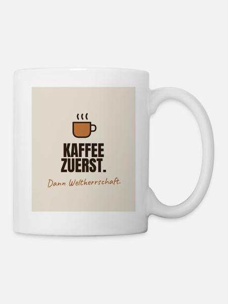 Kaffee - Tasse - Weiß